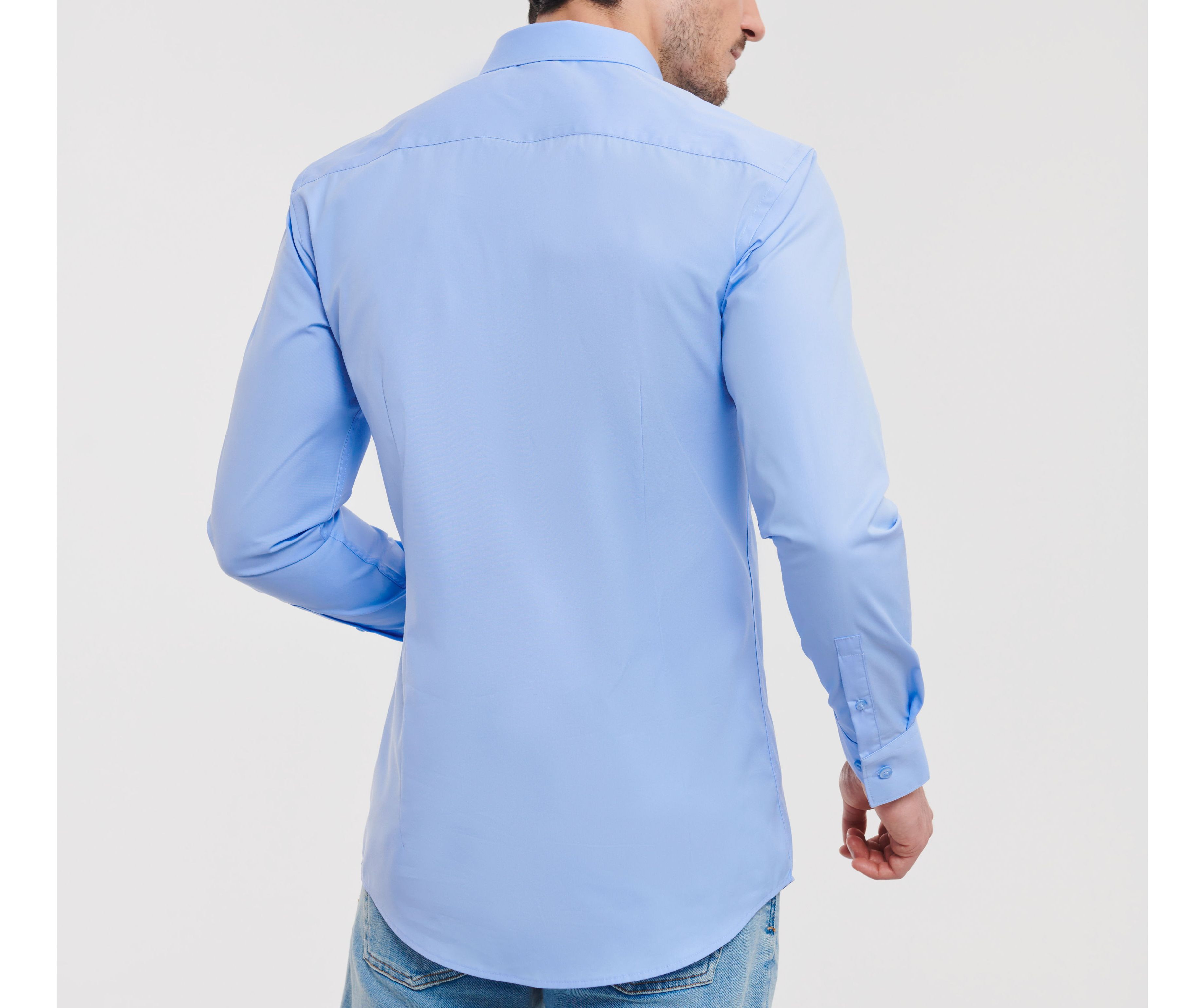 MEN'S LONG SLEEVE FITTED ULTIMATE STRETCH SHIRT